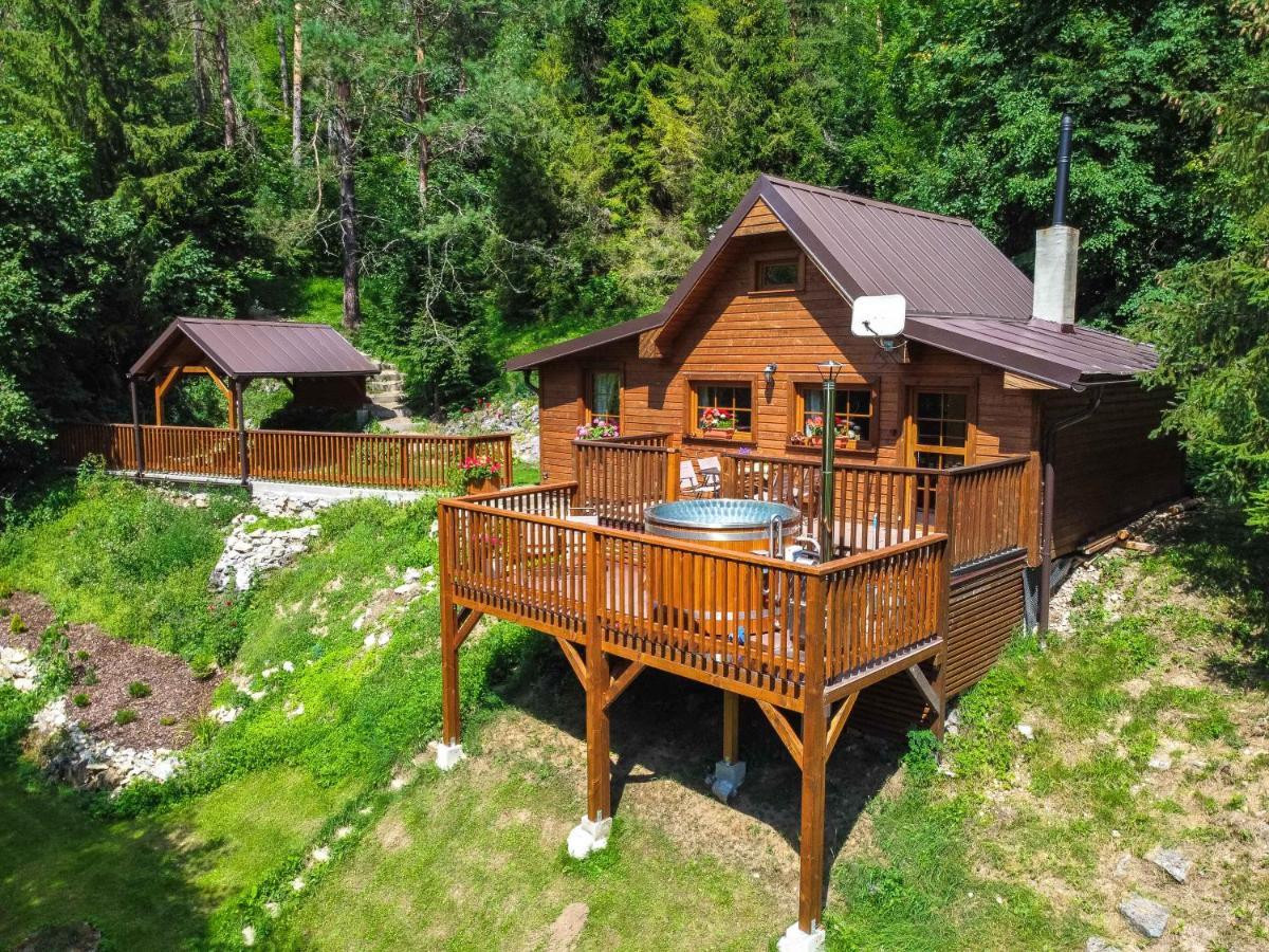 Sovia Wellness Chata S Jacuzzi Kadou A Saunou, Cingov Smižany Eksteriør bilde